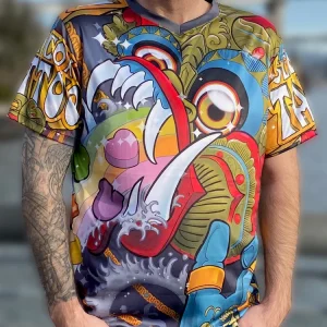 Bali Charms All Over Print T-shirt by Sean Cox Tattoo