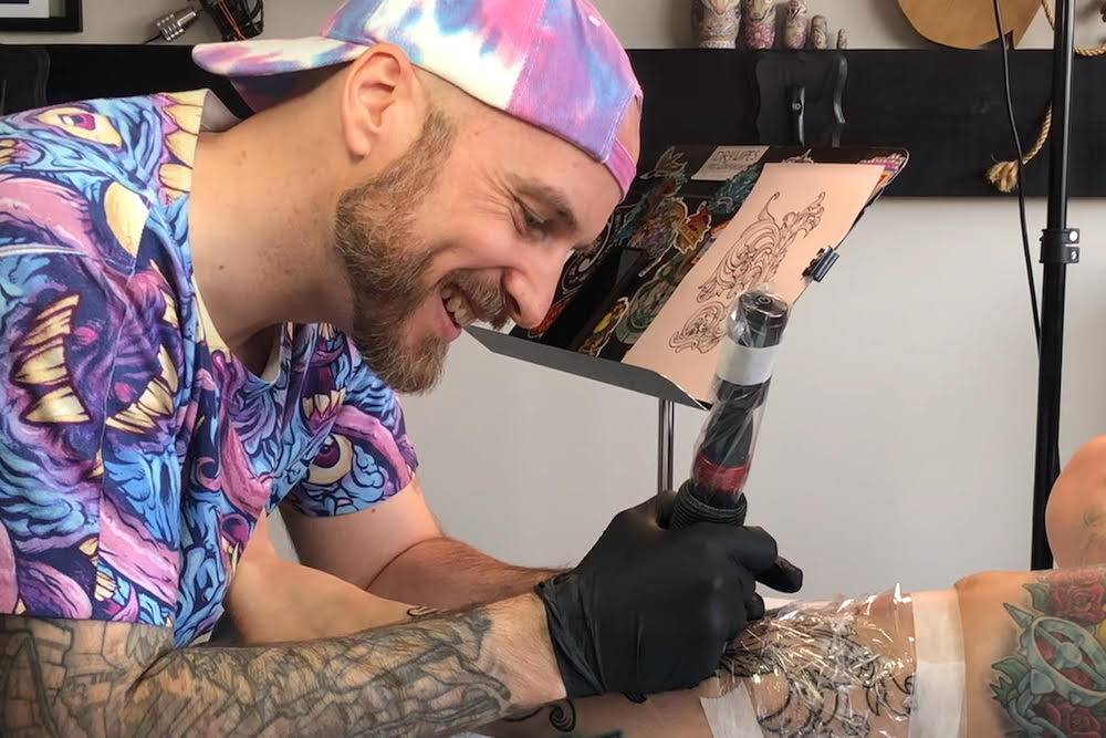 Sean Cox Tattoo Inking in New Westminster