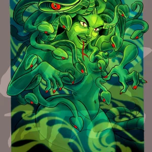 Medusa Art Print 11x17 by Sean Cox