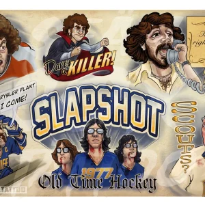 Slap Shot Flash Art Print 17x11 by Sean Cox Tattoo