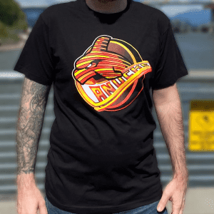 Vancouver Canucks Fan Art T-Shirt, Spaghetti Whale Logo