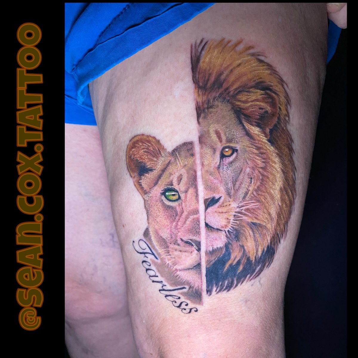 lion-lioness-color-realism-tattoo-vancouver Lion & Lioness – Vancouver Colour Realism Tattoo