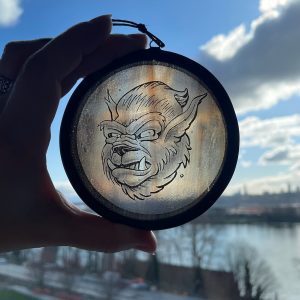 Wolfman Glass Round