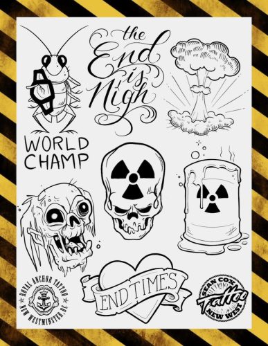 End Times Flash Sheet – New Westminster Tattoo Designs
