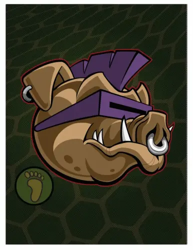 Bebop tattoo flash Teenage Mutant Ninja Turtles villain