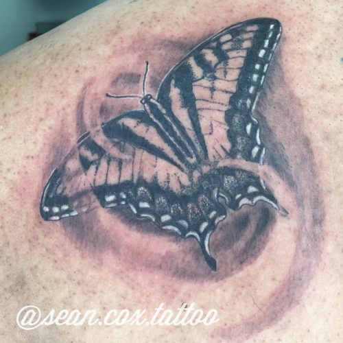 Soft Realism Swallowtail – Vancouver Tattoo