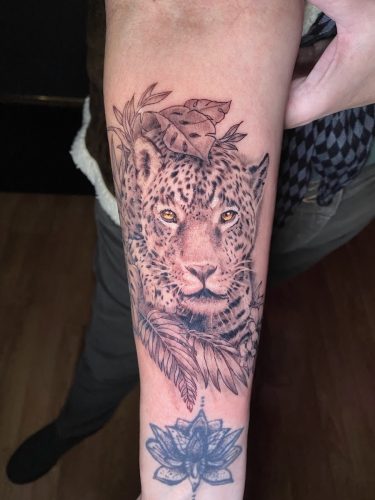 Jaguar Forearm Tattoo, Realism, Vancouver