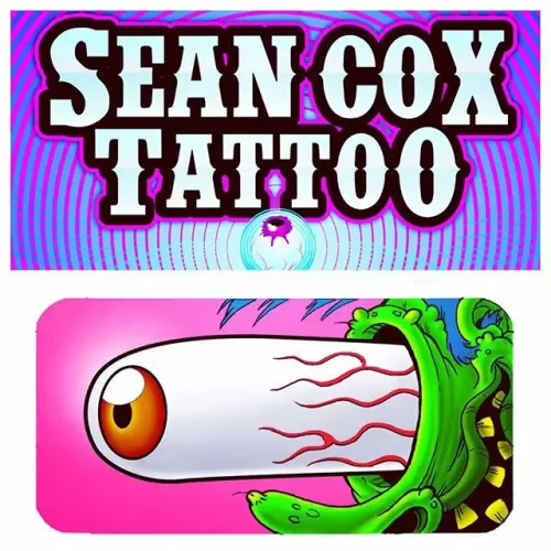 Sean Cox, Cartoon Tattoo, New School Style, New Westminster BC
