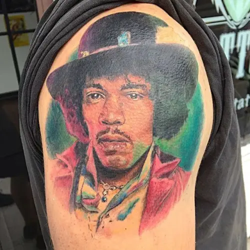 Color Realism Jimmy Hendrix Tattoo, Sean Cox, Coquitlam