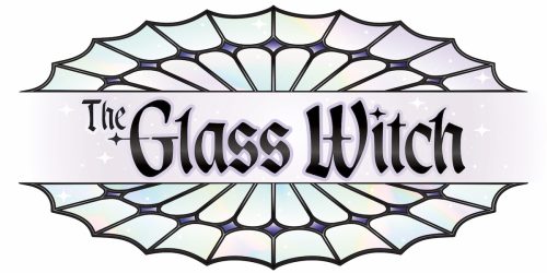The Glass Witch Stained Glass Banner Design