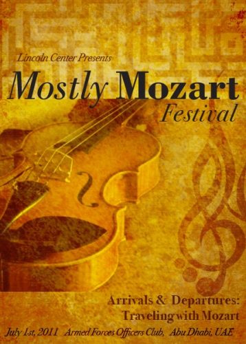 Mostly Mozart Festival Poster – Graphic Design Sample