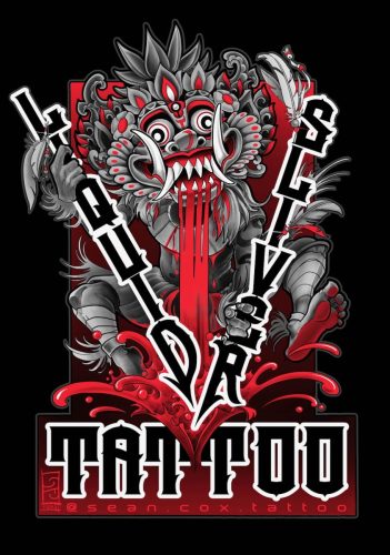 Liquid Sliver Tattoo Poster – Vancouver Illustrator Sean Cox