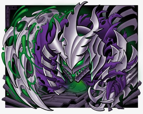 Biomech Shredder - Ninja Turtles Art by Sean Cox Tattoo