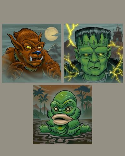 Classic Monsters Set – New Westminster Art