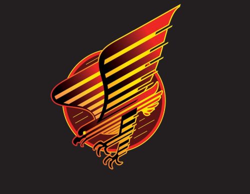 Spaghetti Eagle — Retro Vancouver Mashup by Sean Cox Tattoo